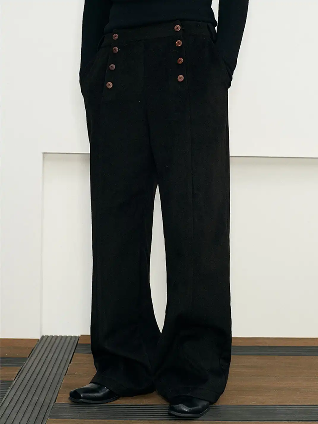 KREATE | Double-Breasted Fit Pants