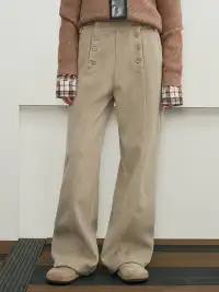KREATE | Double-Breasted Fit Pants
