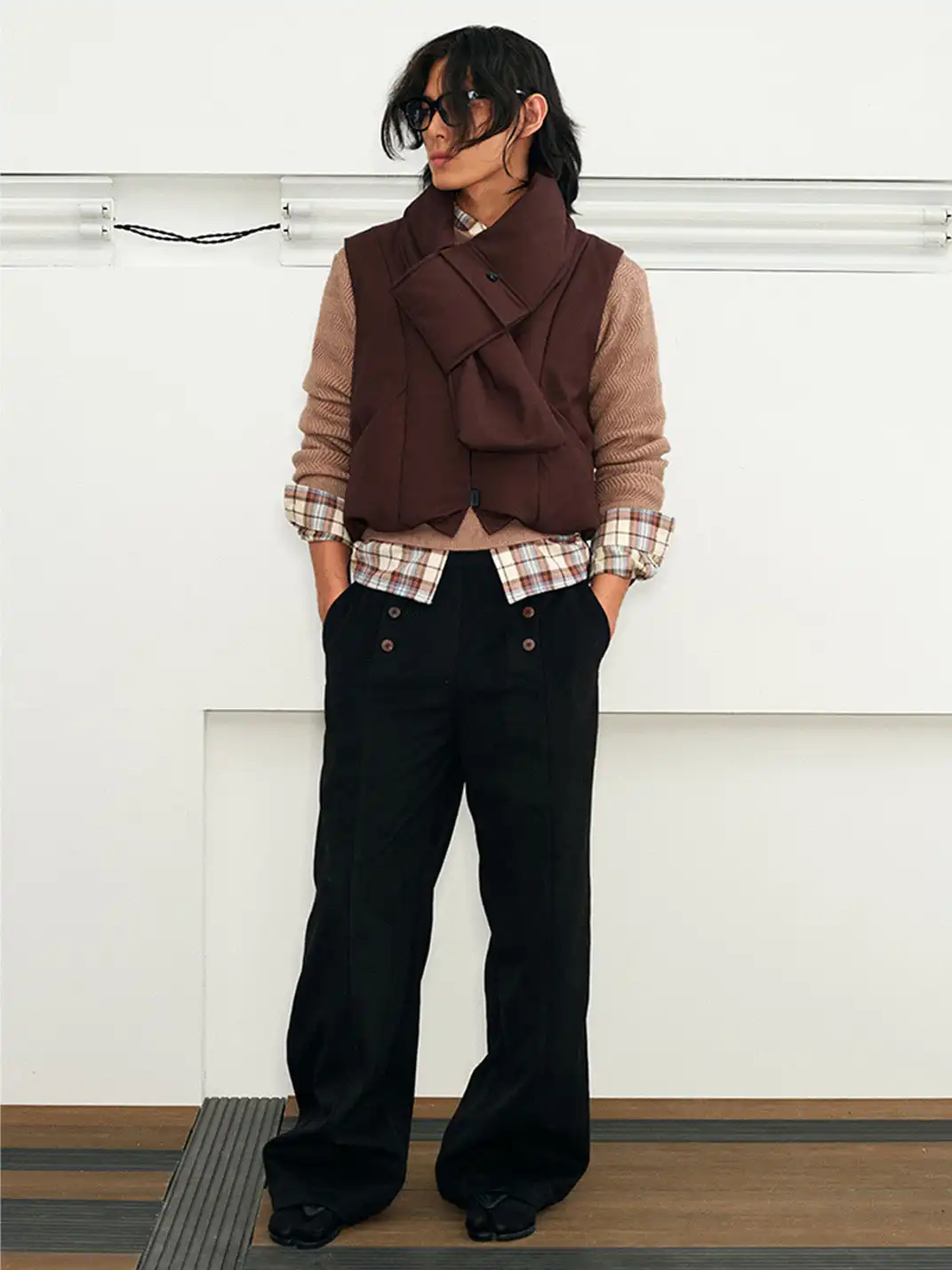 KREATE | Double-Breasted Fit Pants