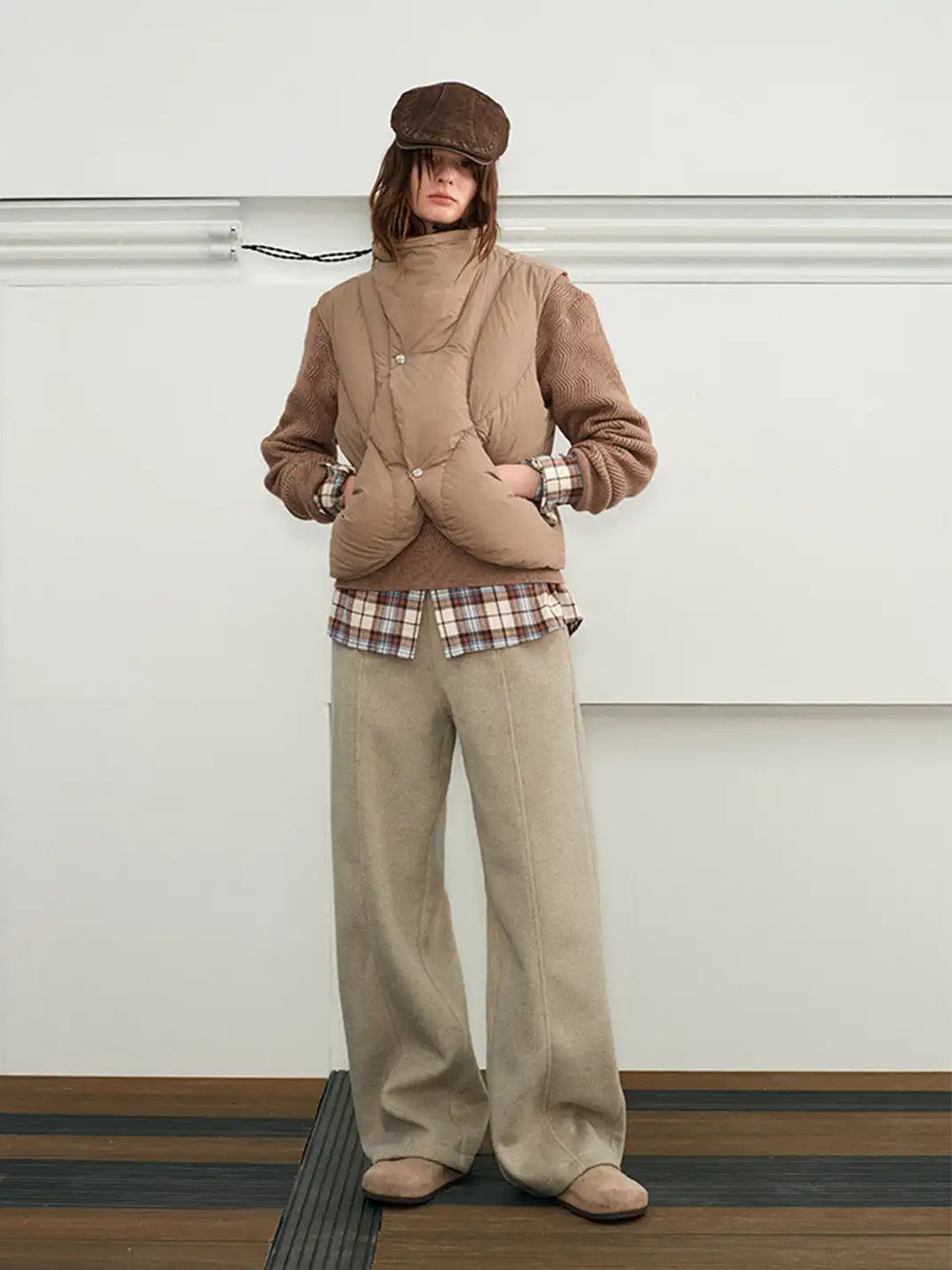 KREATE | Double-Breasted Fit Pants