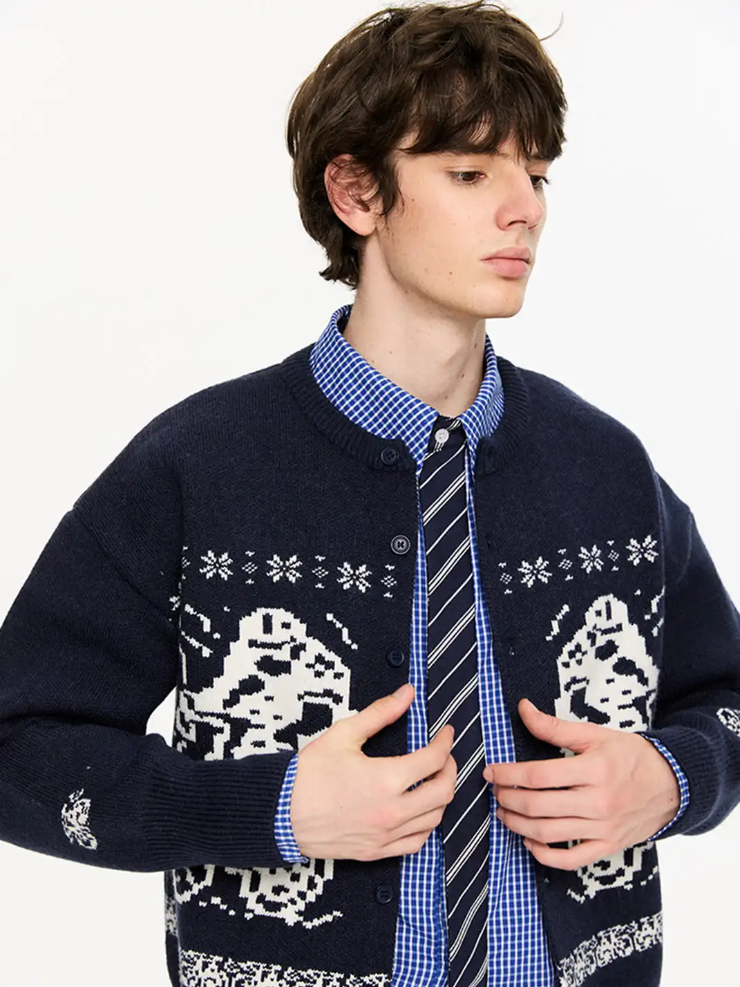 KREATE | Graphic Print Casual Oversized Sweater