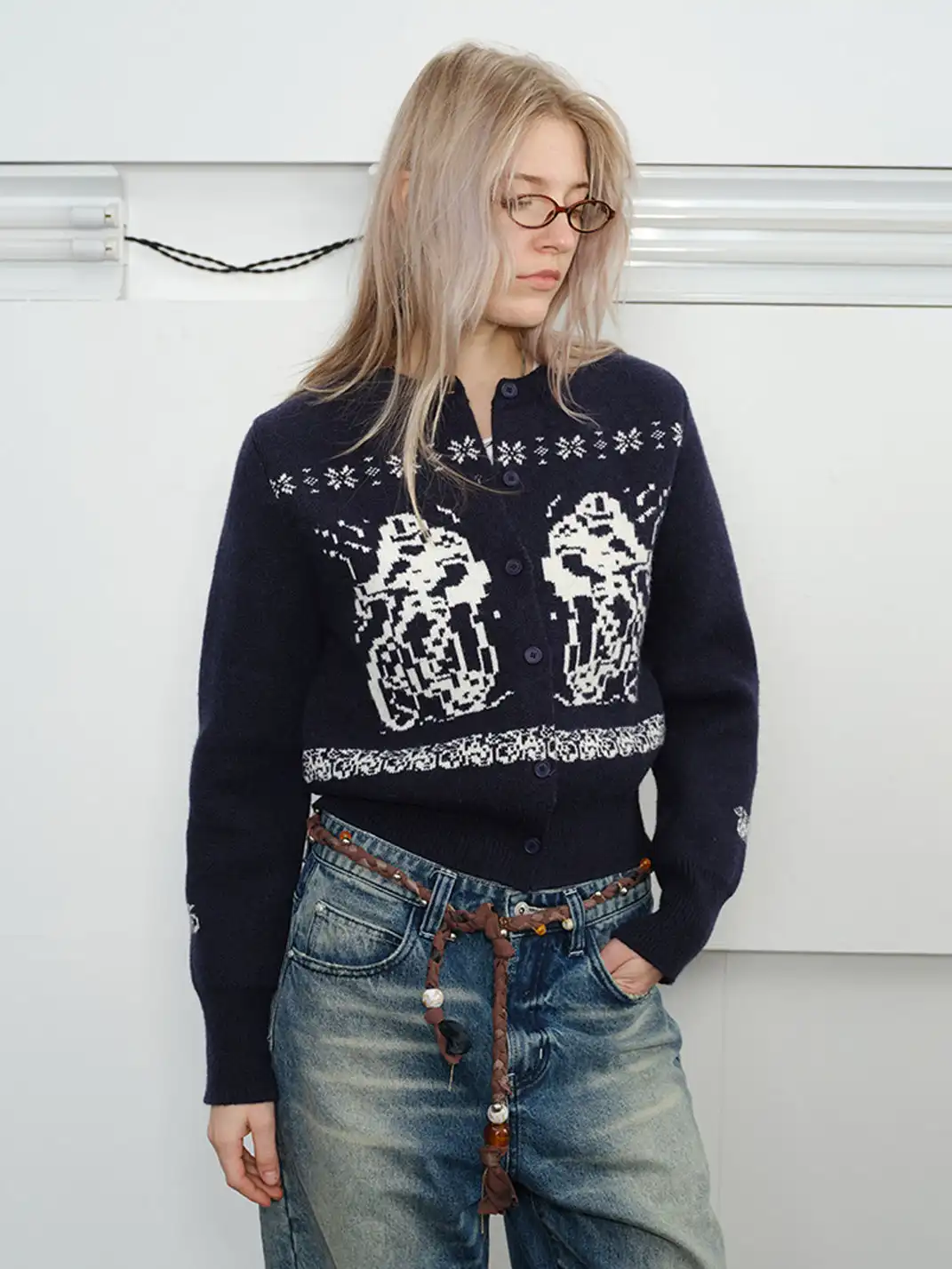 KREATE | Graphic Print Casual Oversized Sweater