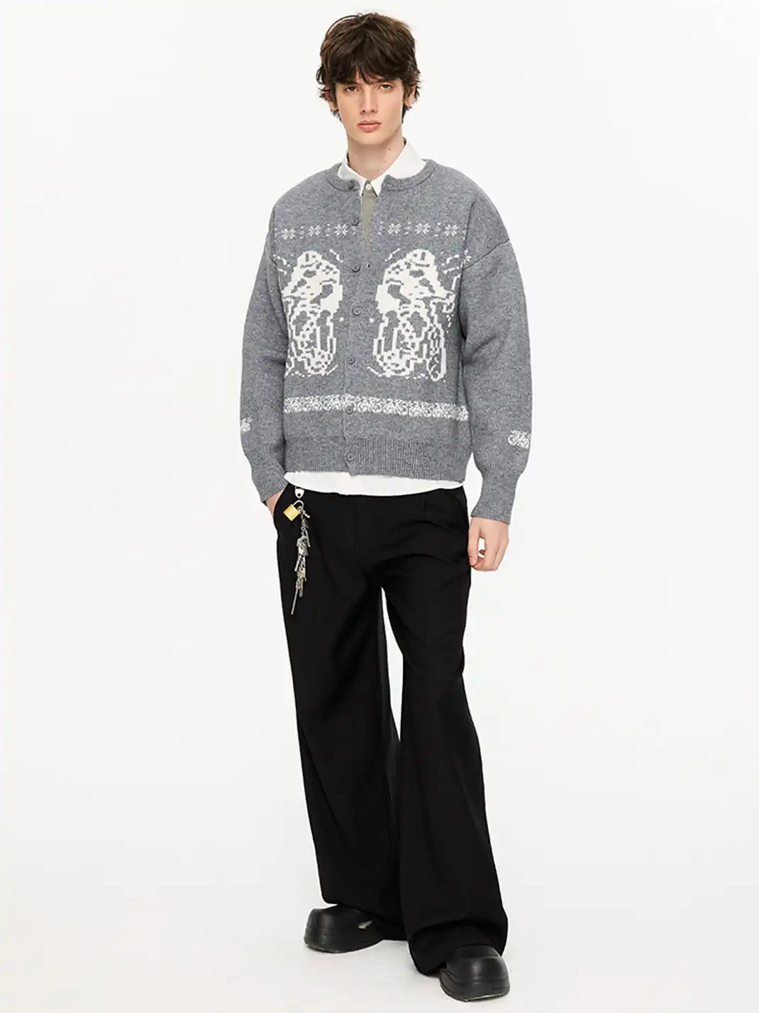 KREATE | Graphic Print Casual Oversized Sweater