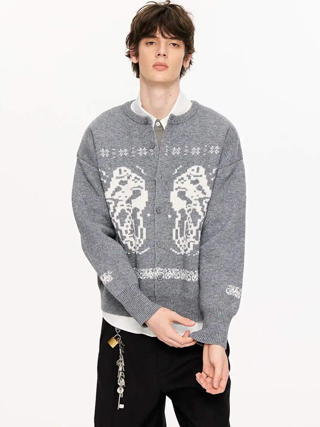 KREATE | Graphic Print Casual Oversized Sweater