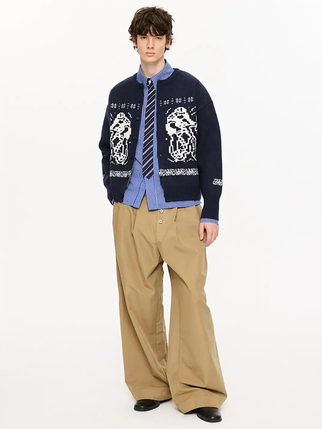 KREATE | Graphic Print Casual Oversized Sweater