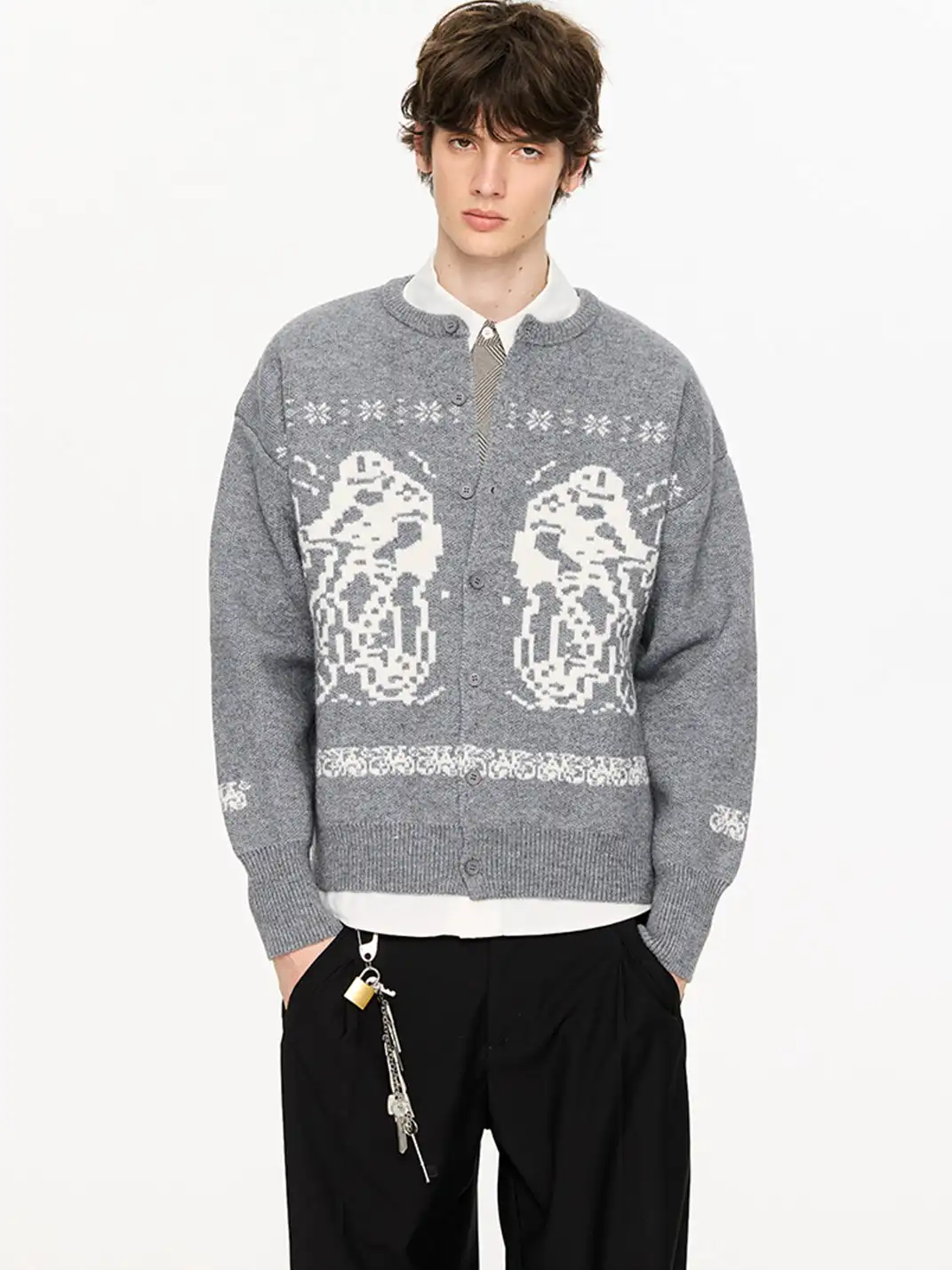 KREATE | Graphic Print Casual Oversized Sweater