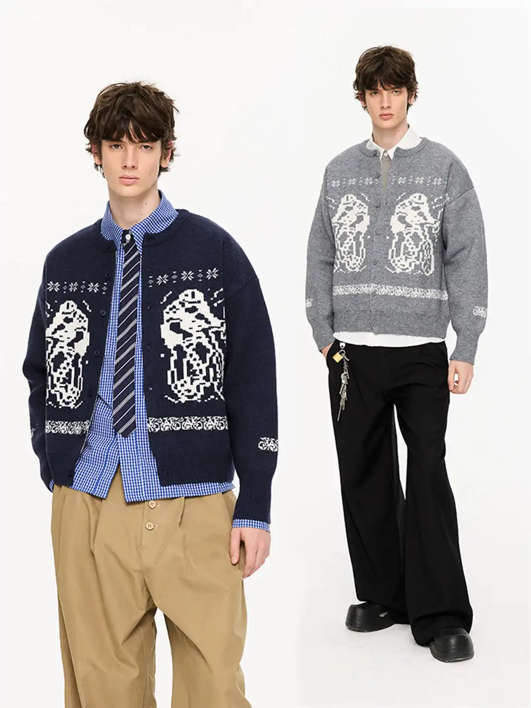 KREATE | Graphic Print Casual Oversized Sweater