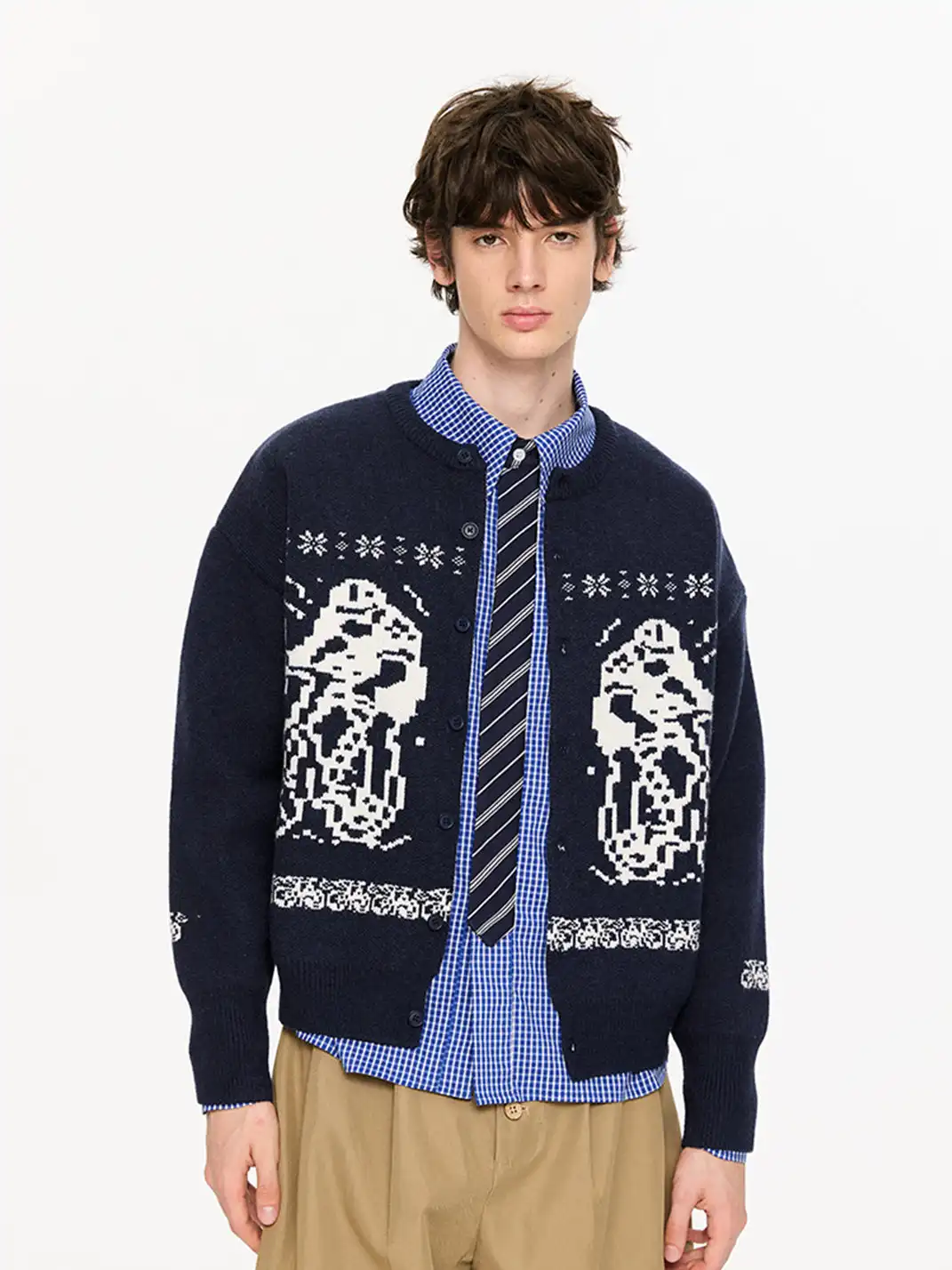 KREATE | Graphic Print Casual Oversized Sweater