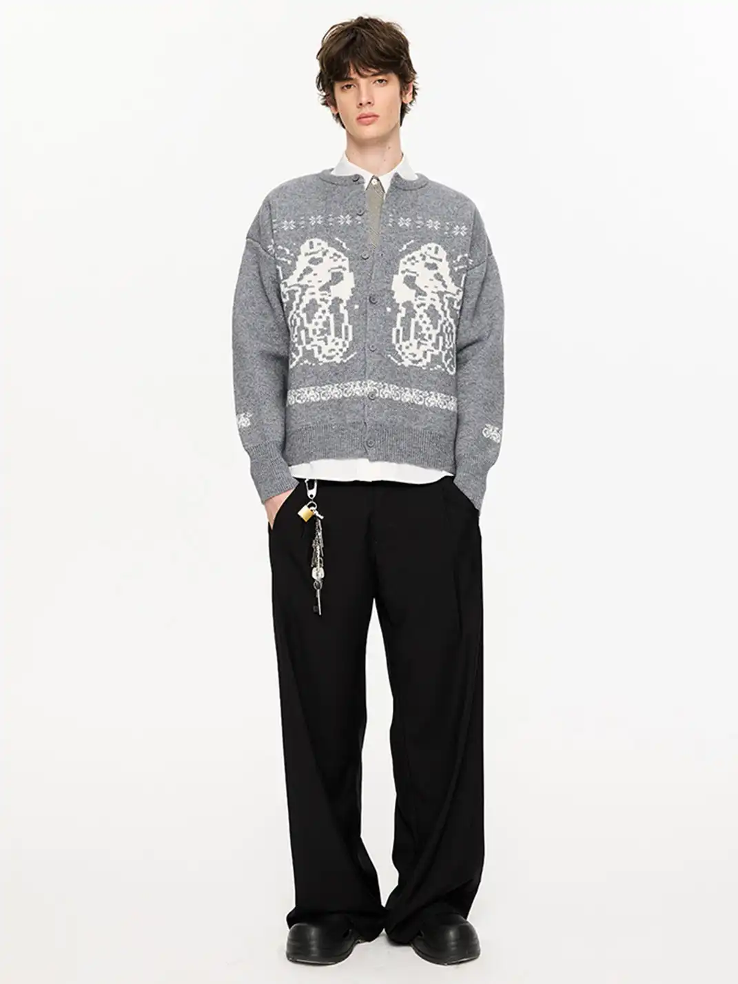 KREATE | Graphic Print Casual Oversized Sweater