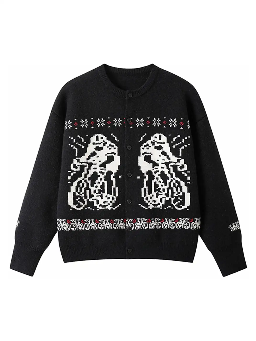 KREATE | Graphic Print Casual Oversized Sweater