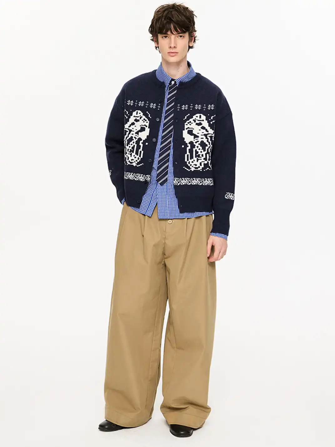 KREATE | Graphic Print Casual Oversized Sweater