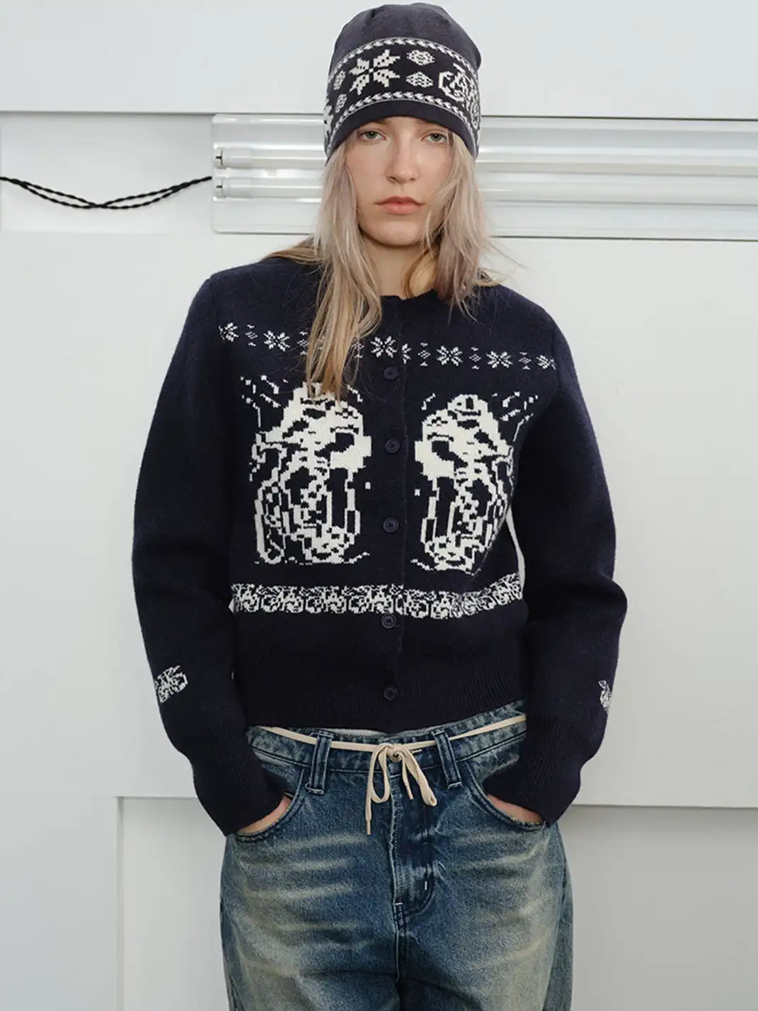 KREATE | Graphic Print Casual Oversized Sweater