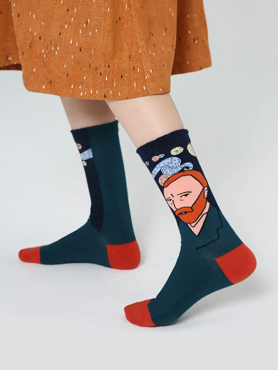 Renaissance | 3-Pack Vintage Oil Painting Mid-Calf Socks