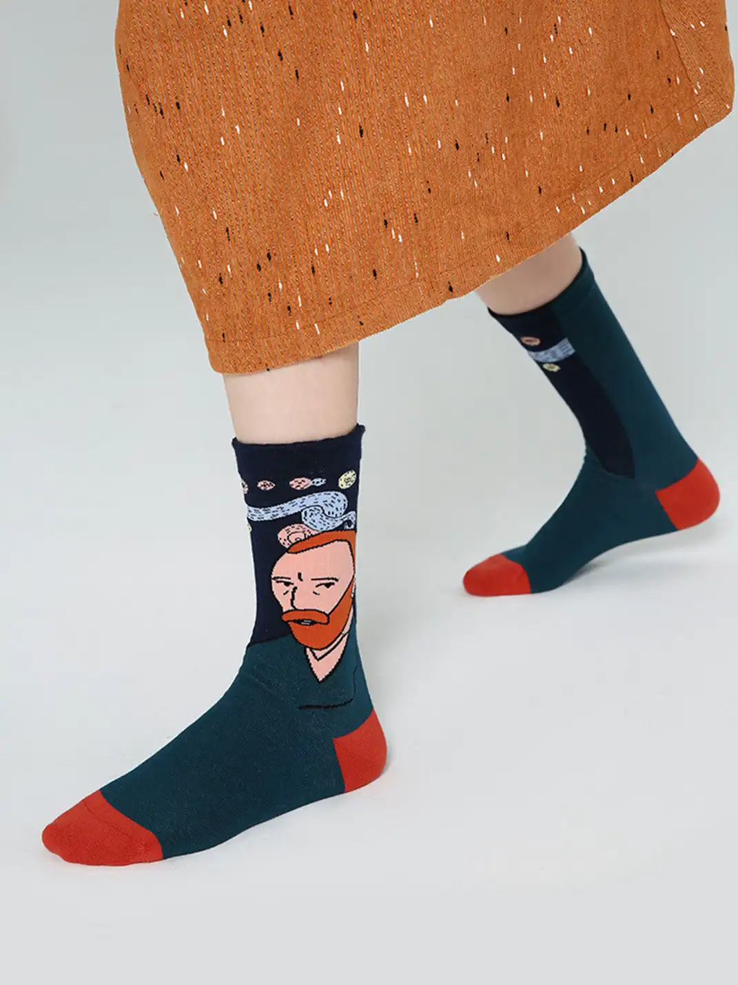 Renaissance | 3-Pack Vintage Oil Painting Mid-Calf Socks