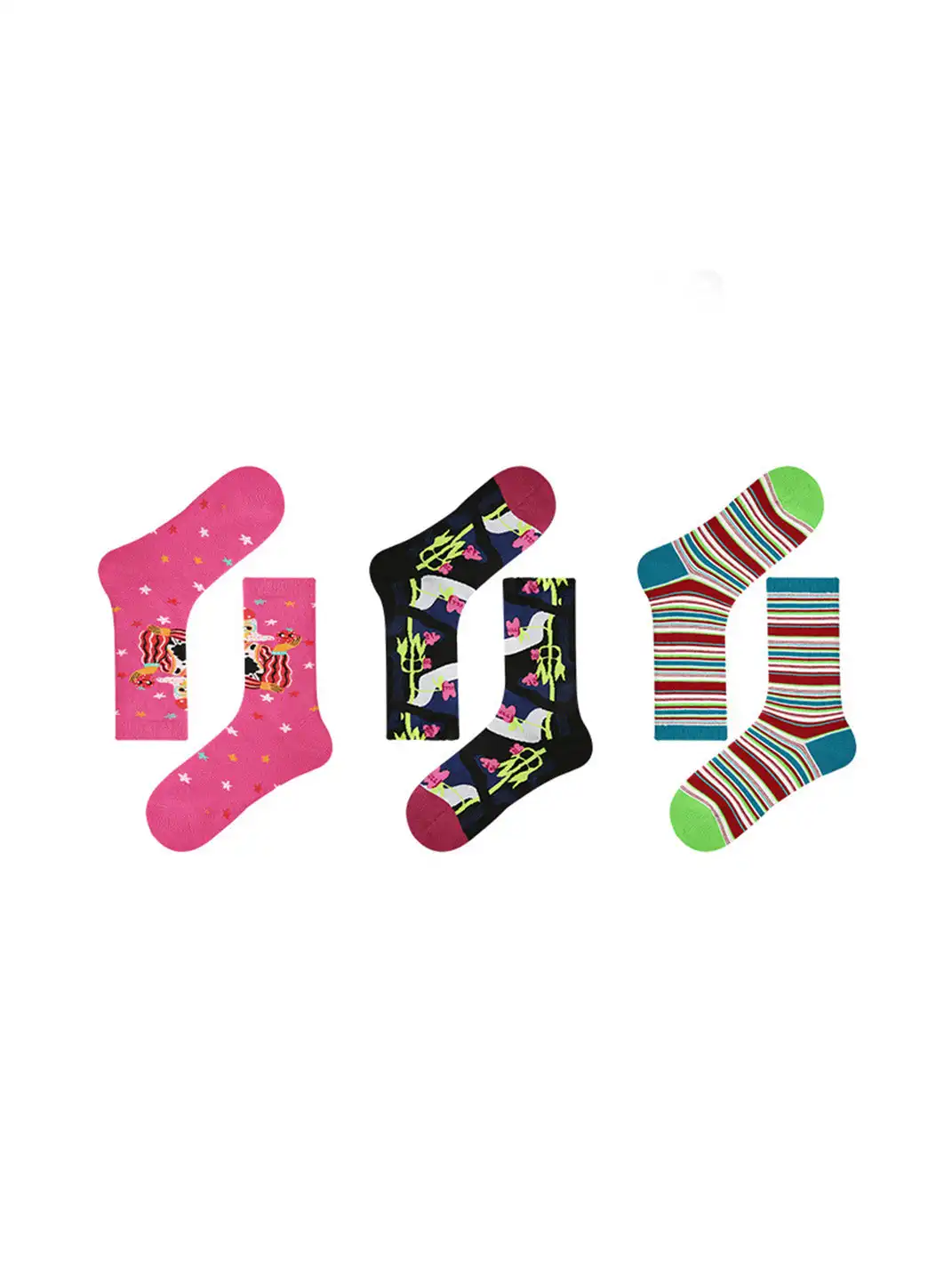 Renaissance | 3-Pack Vintage Oil Painting Mid-Calf Socks