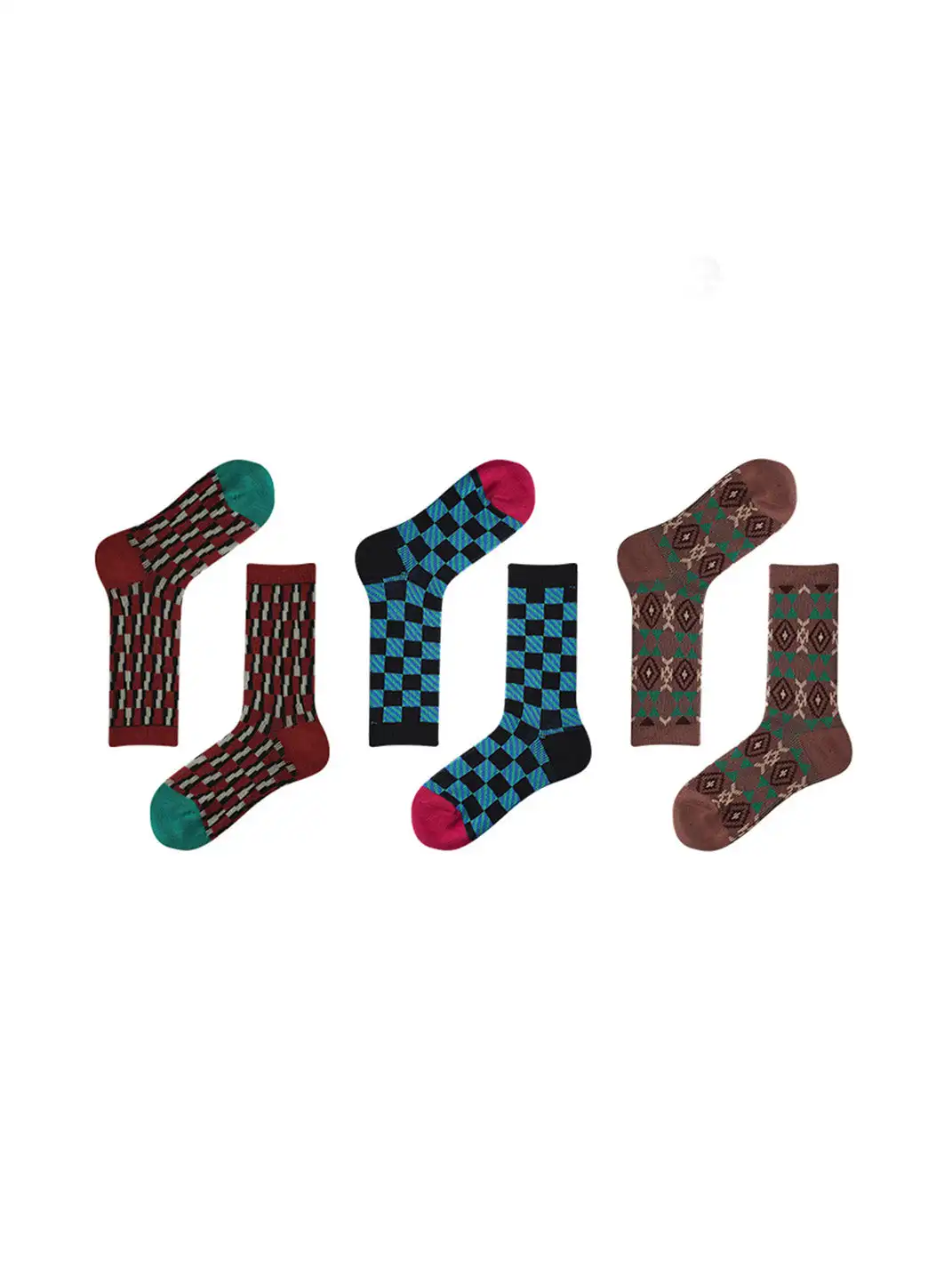 Renaissance | Vintage Floral Patterned Mid-Calf Socks