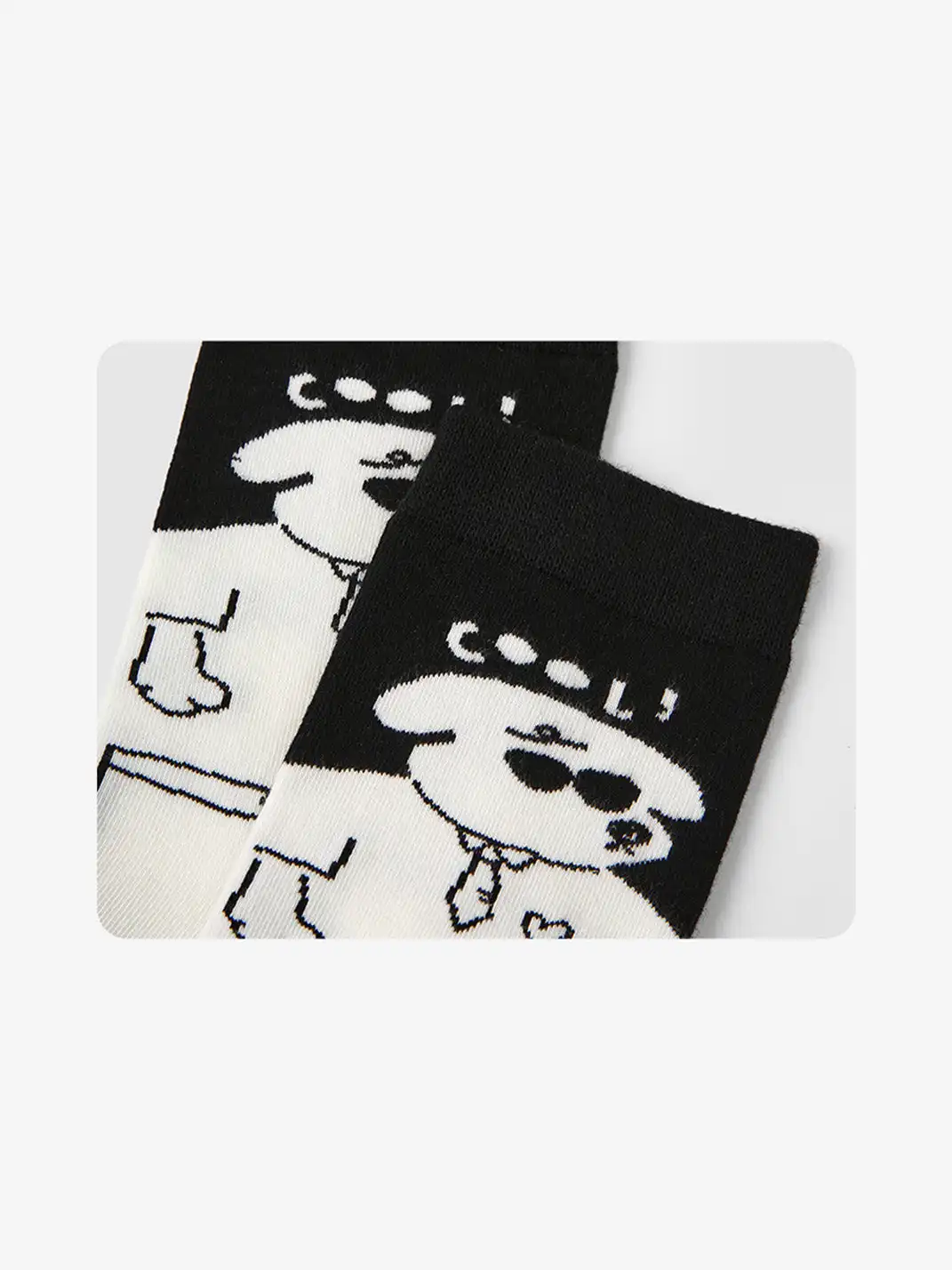 Renaissance | 2-Pack Cute Cartoon Character and Love-Themed Socks