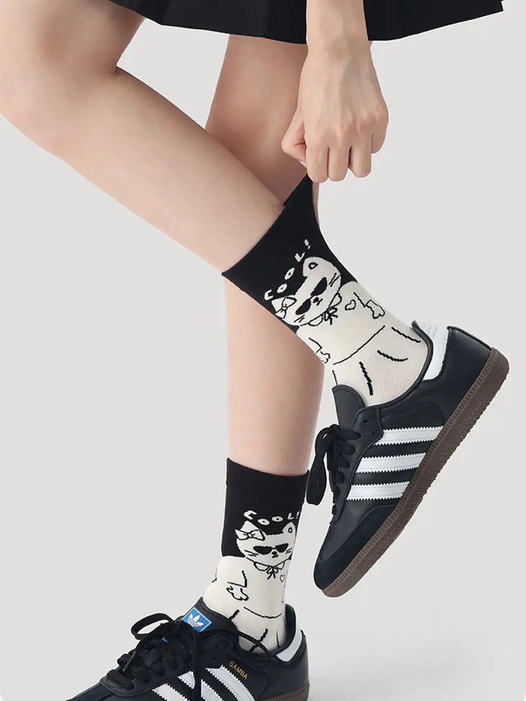 Renaissance | 2-Pack Cute Cartoon Character and Love-Themed Socks