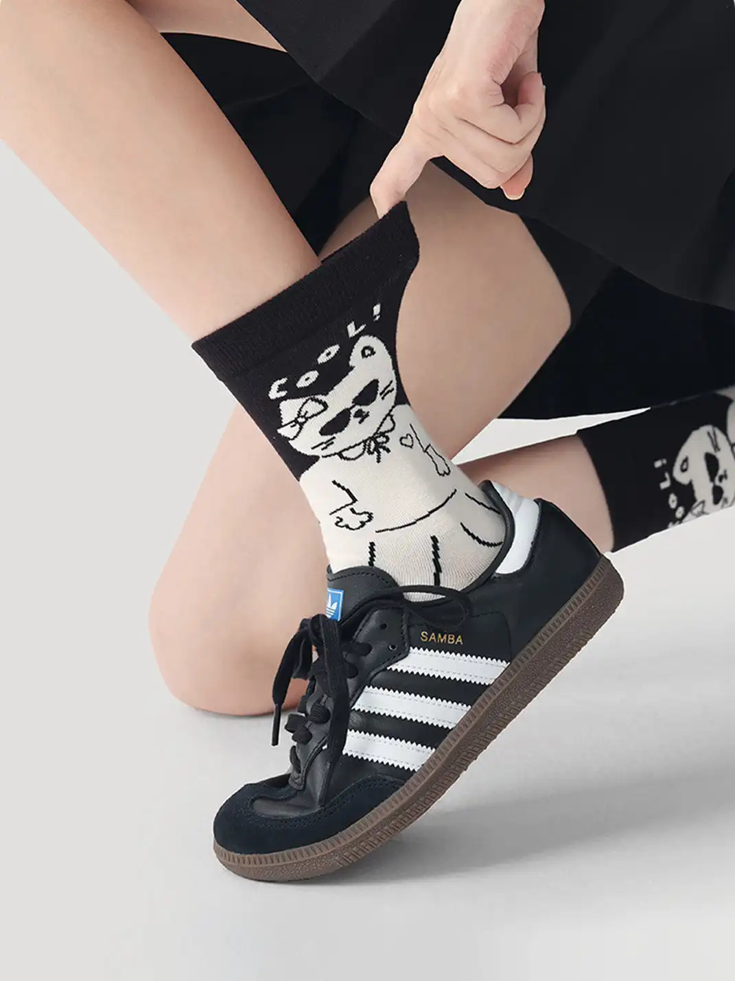 Renaissance | 2-Pack Cute Cartoon Character and Love-Themed Socks