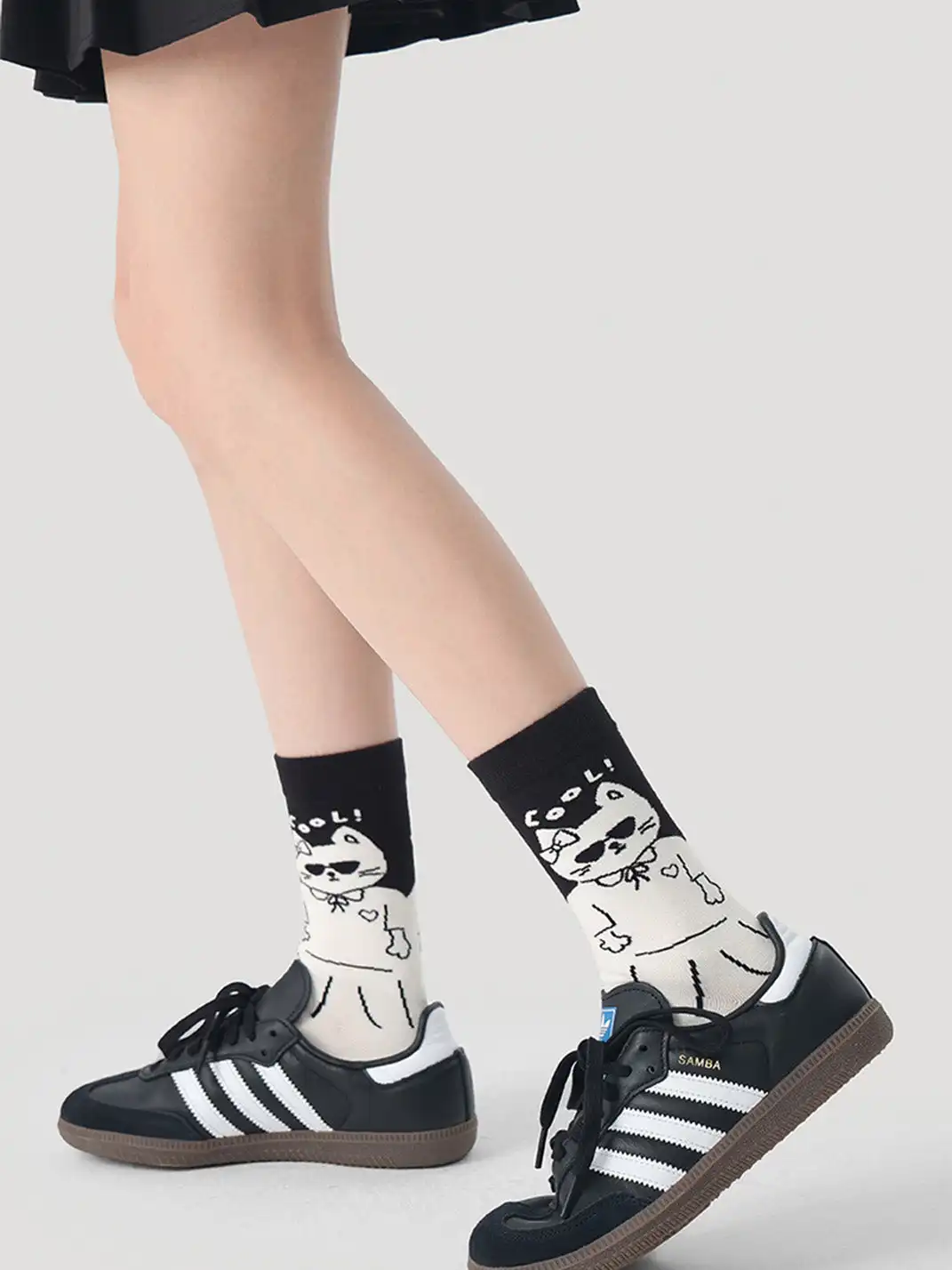 Renaissance | 2-Pack Cute Cartoon Character and Love-Themed Socks