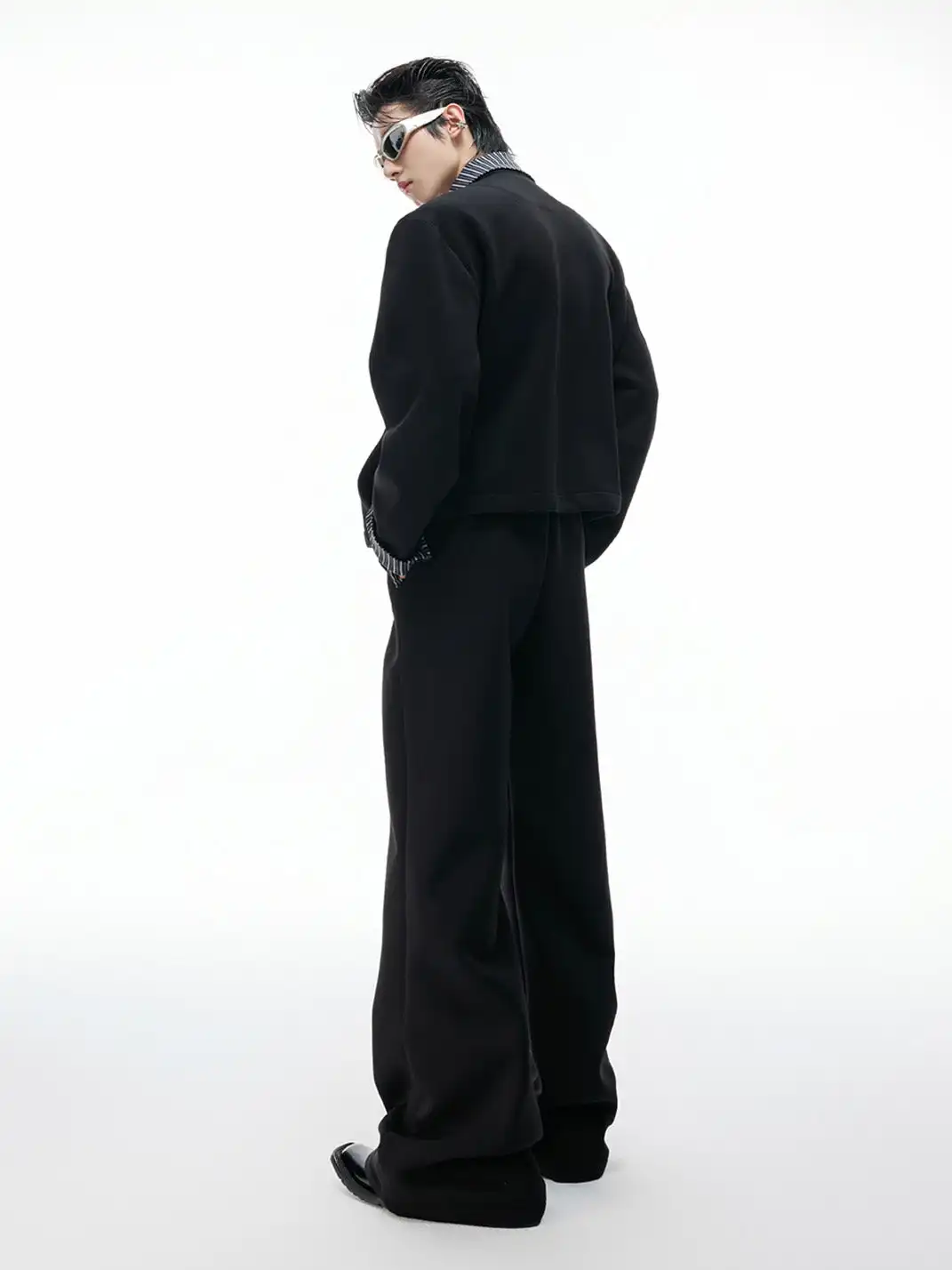 ArguE CulturE | Fake Two-Piece Striped Outerwear