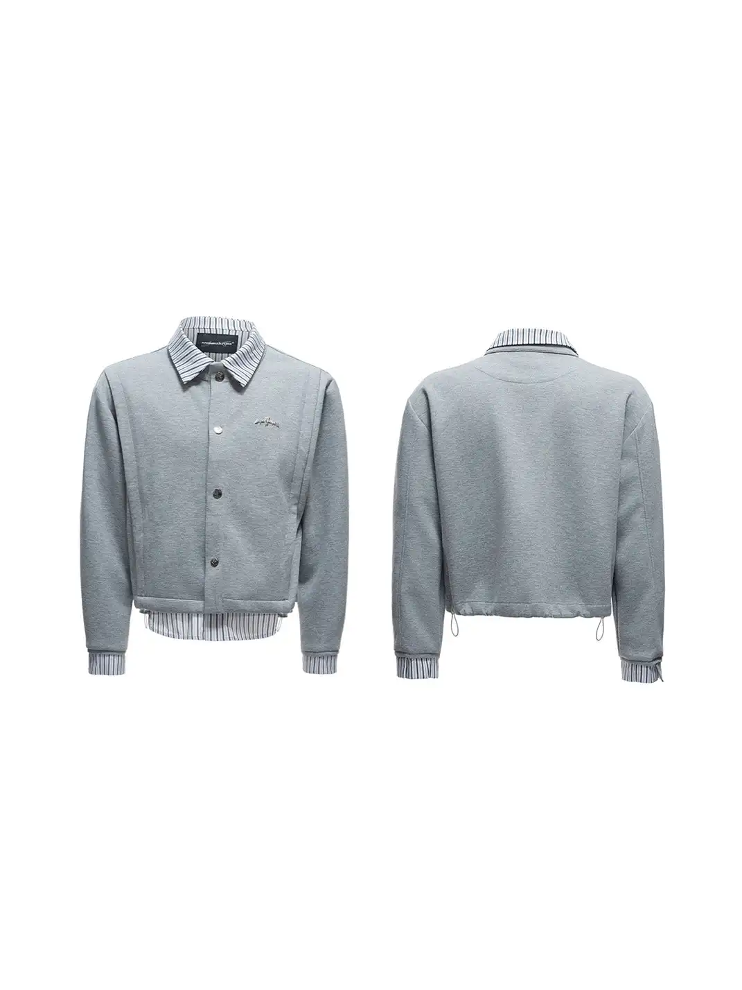 ArguE CulturE | Fake Two-Piece Striped Outerwear