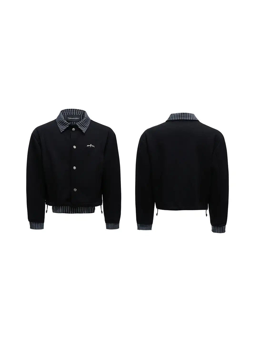 ArguE CulturE | Fake Two-Piece Striped Outerwear