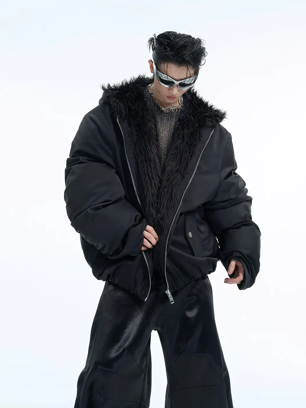ArguE CulturE | Faux Fur Collar Cotton Puffer Jacket