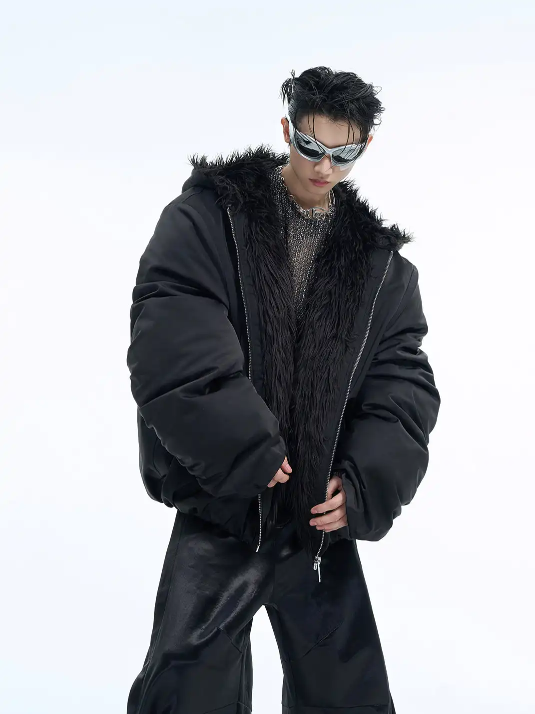 ArguE CulturE | Faux Fur Collar Cotton Puffer Jacket