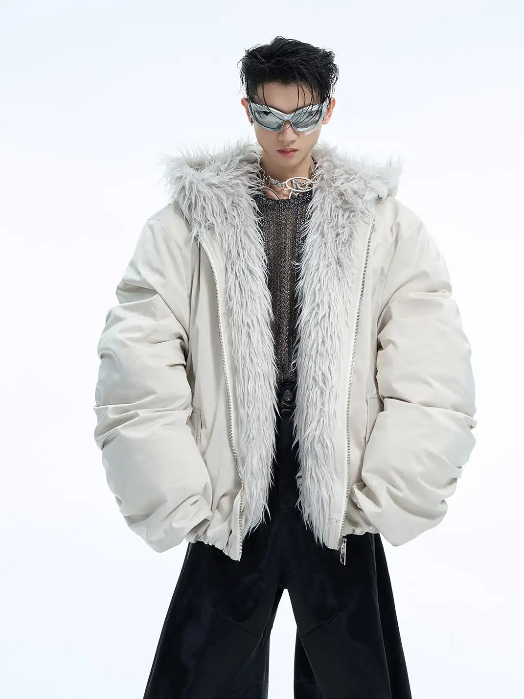 ArguE CulturE | Faux Fur Collar Cotton Puffer Jacket