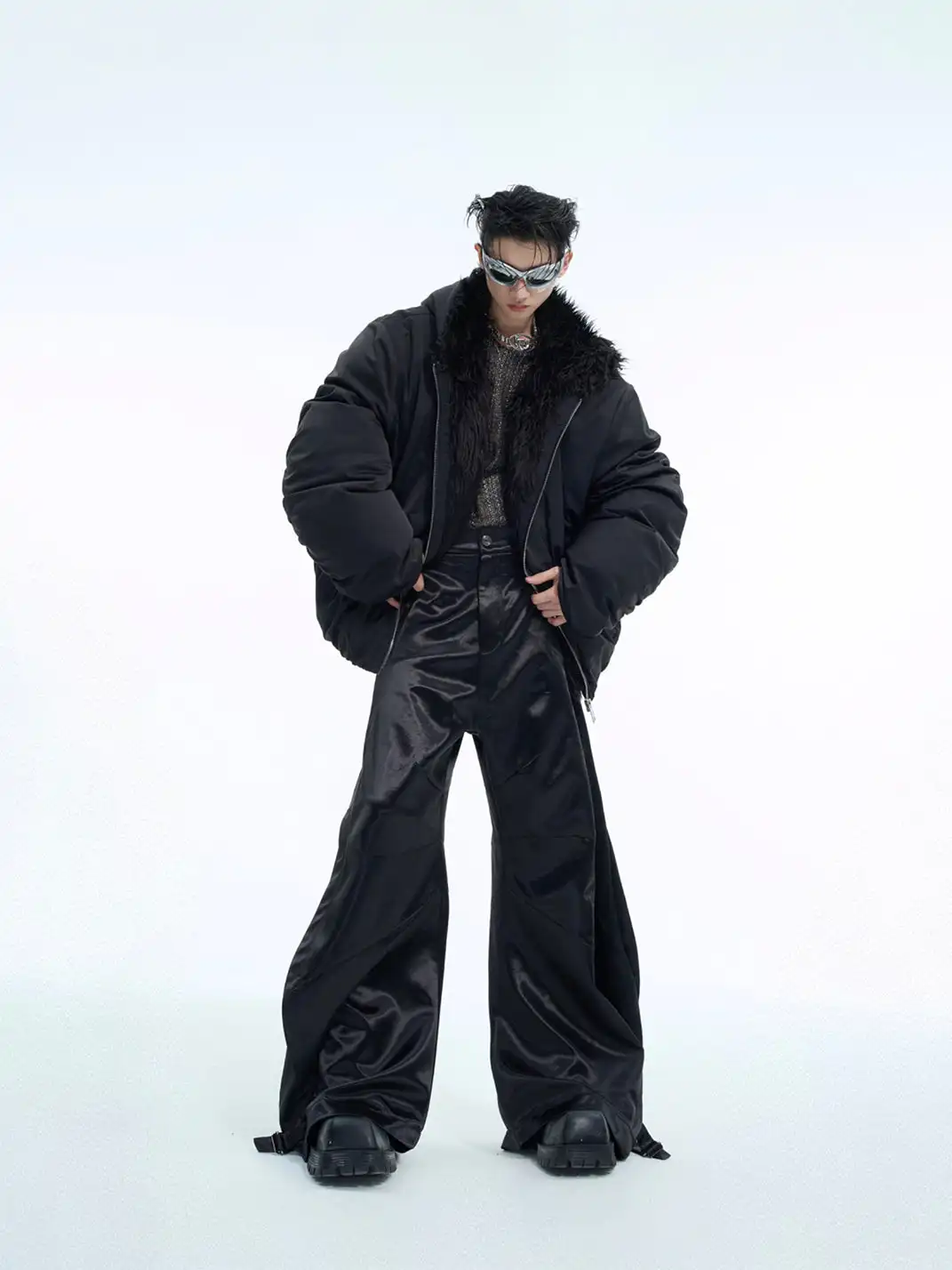 ArguE CulturE | Faux Fur Collar Cotton Puffer Jacket