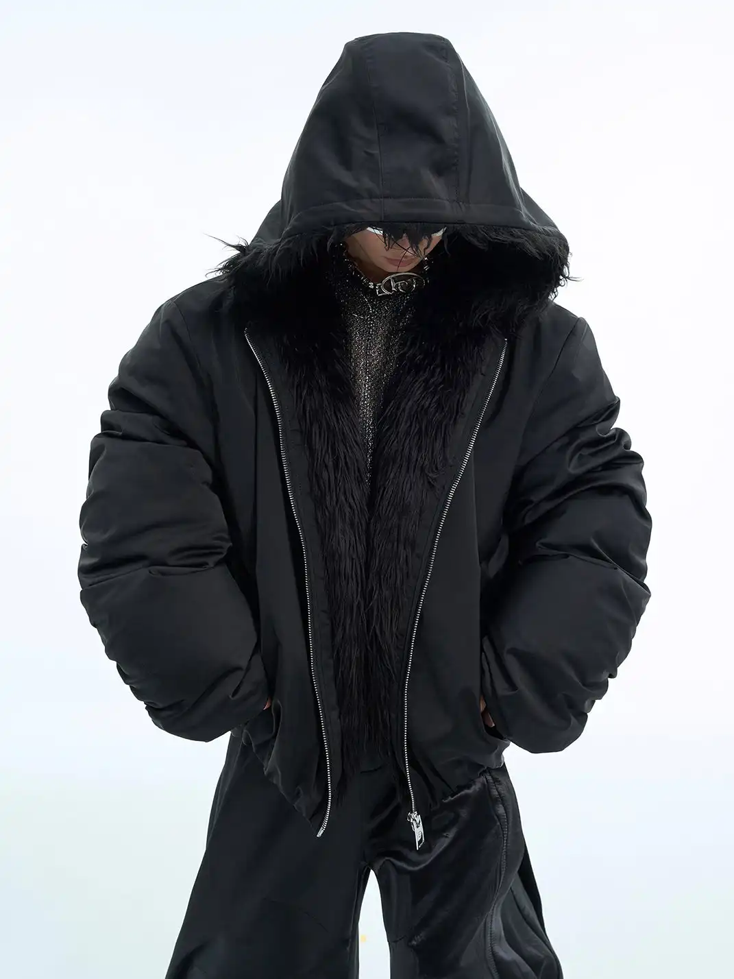 ArguE CulturE | Faux Fur Collar Cotton Puffer Jacket