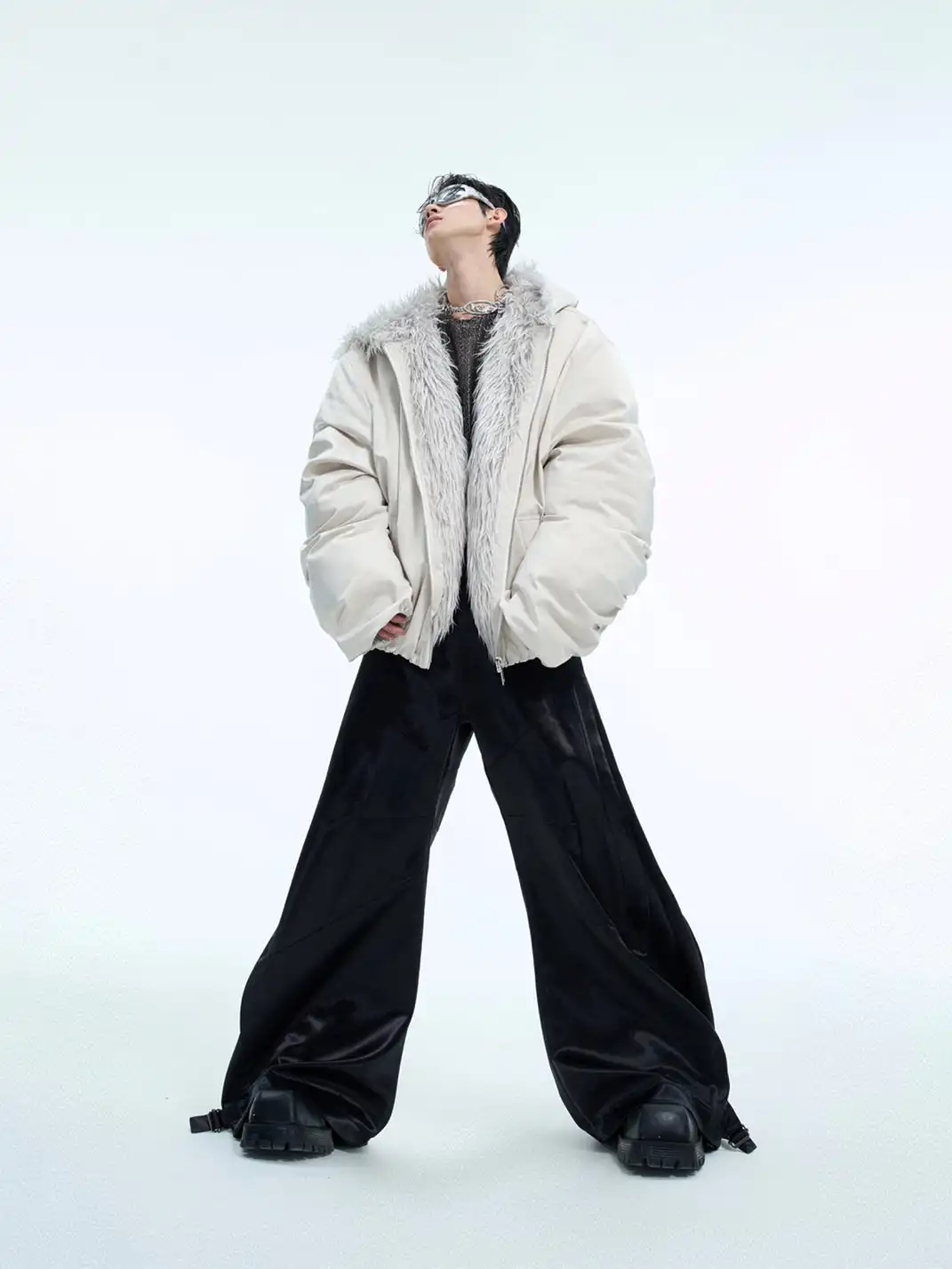ArguE CulturE | Faux Fur Collar Cotton Puffer Jacket
