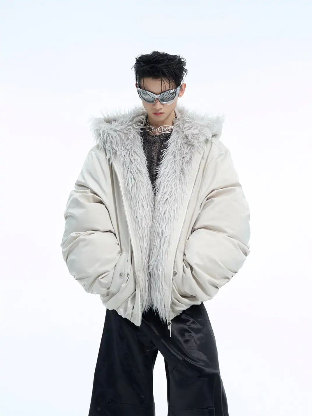 ArguE CulturE | Faux Fur Collar Cotton Puffer Jacket