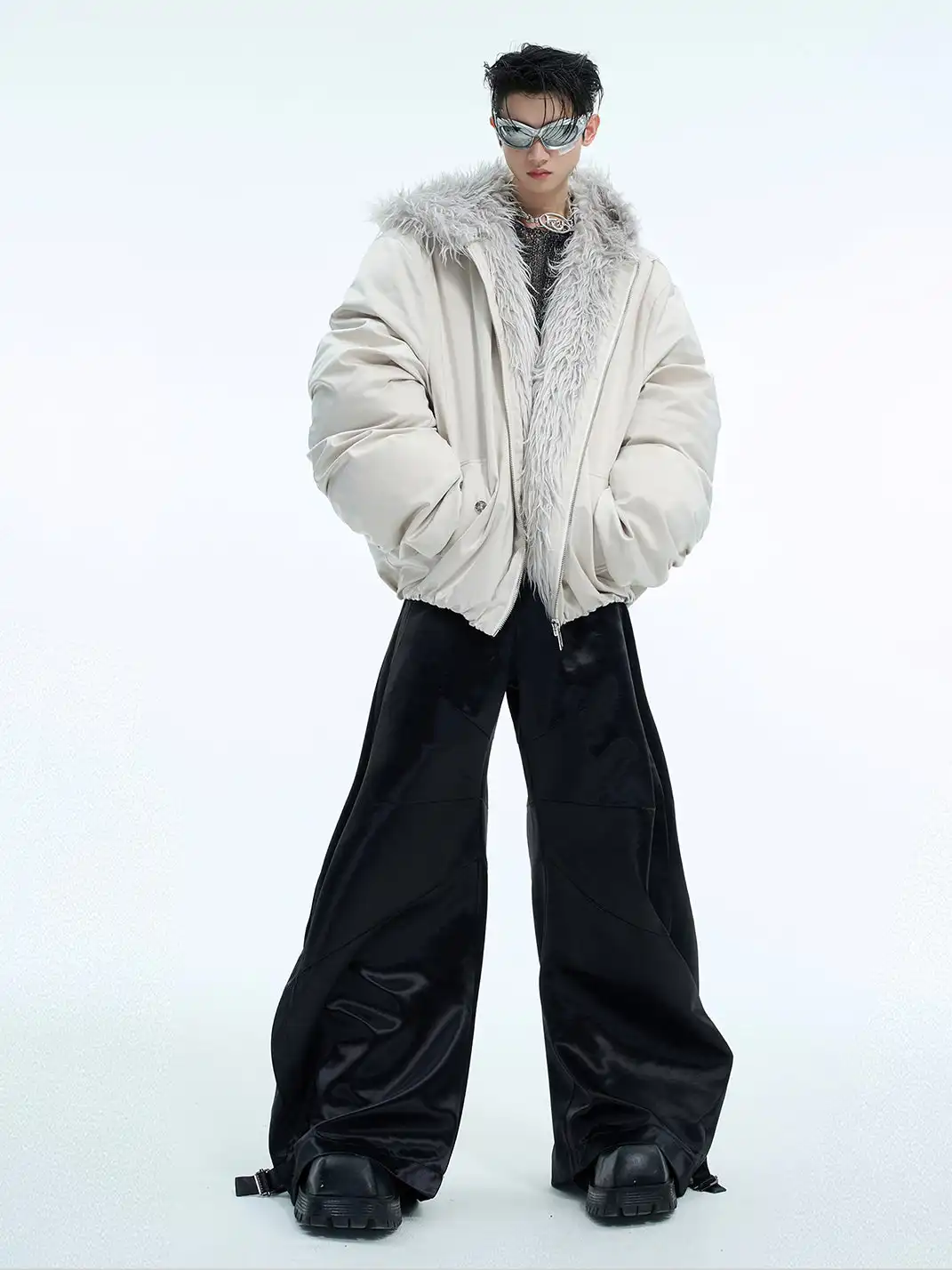 ArguE CulturE | Faux Fur Collar Cotton Puffer Jacket