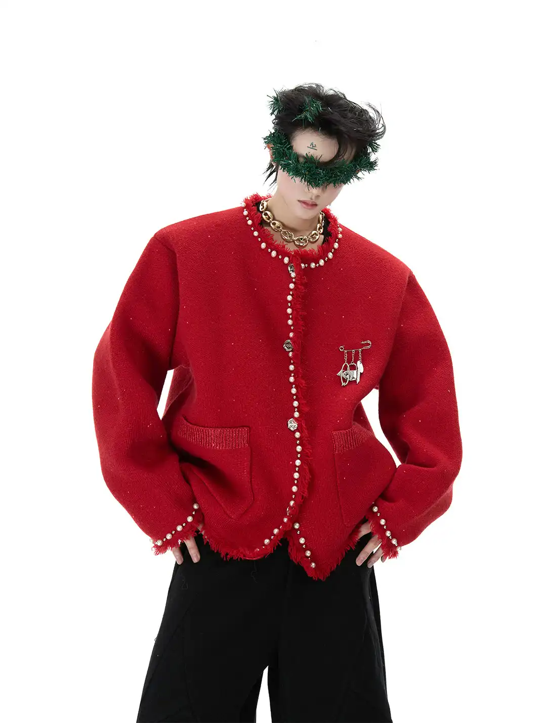 ArguE CulturE | Pearl Detail Knitted Sweater