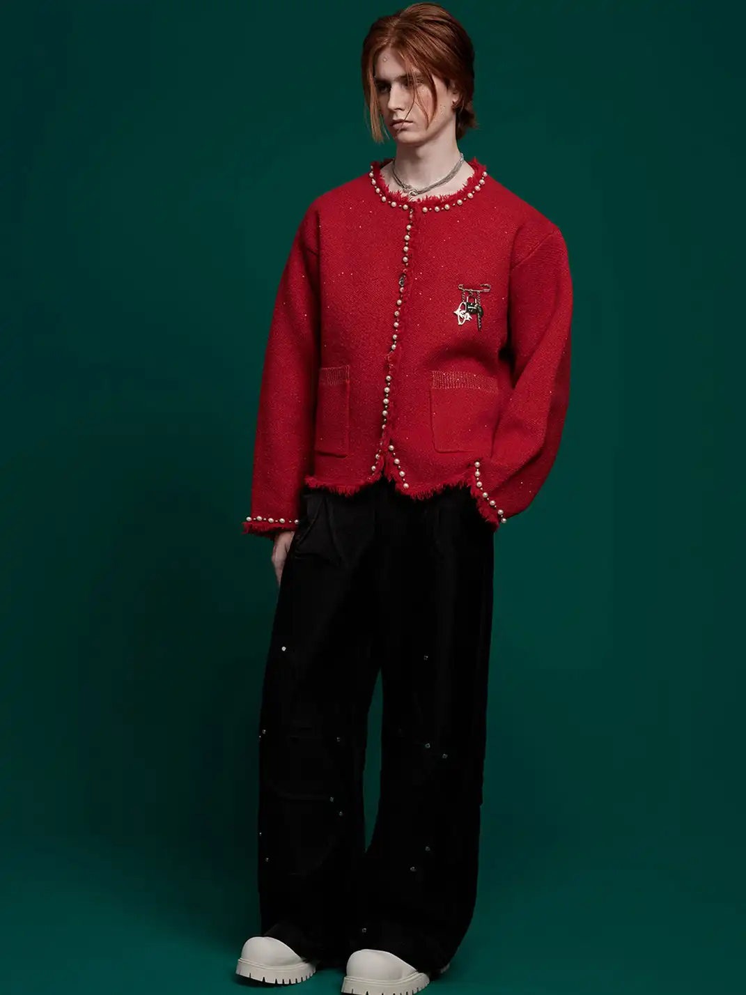 ArguE CulturE | Pearl Detail Knitted Sweater