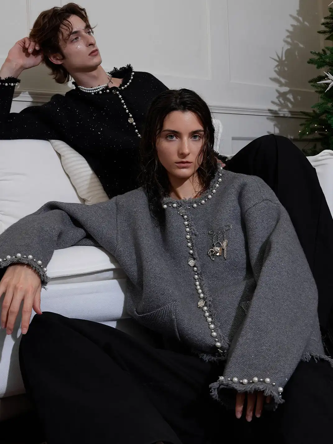 ArguE CulturE | Pearl Detail Knitted Sweater