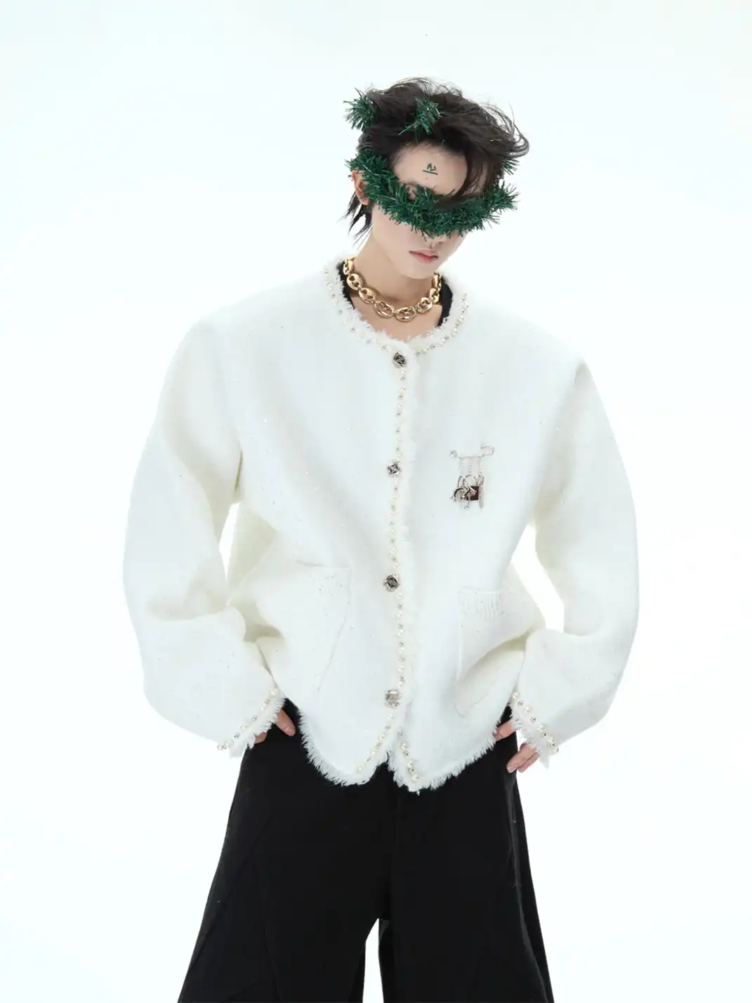 ArguE CulturE | Pearl Detail Knitted Sweater