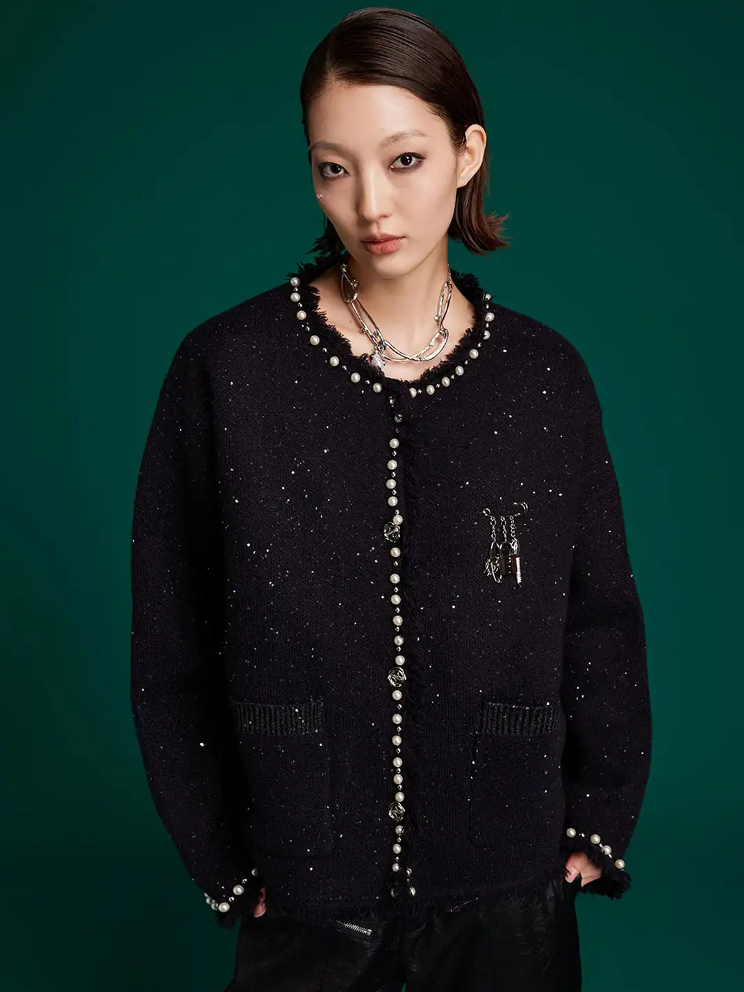 ArguE CulturE | Pearl Detail Knitted Sweater