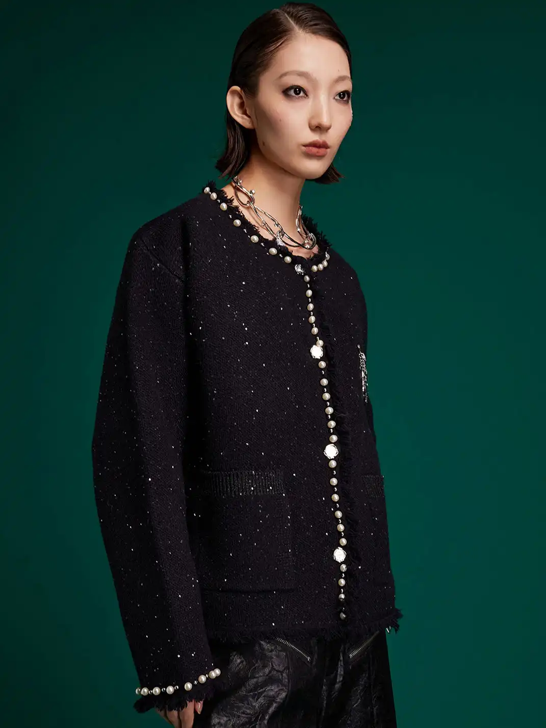 ArguE CulturE | Pearl Detail Knitted Sweater