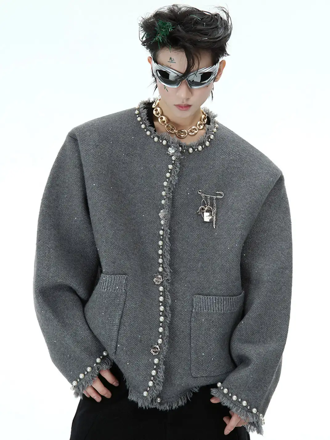 ArguE CulturE | Pearl Detail Knitted Sweater