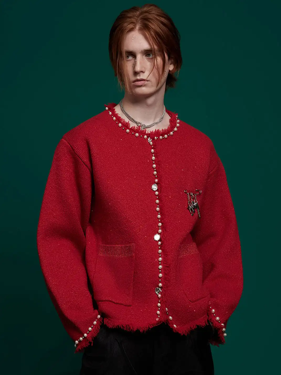 ArguE CulturE | Pearl Detail Knitted Sweater