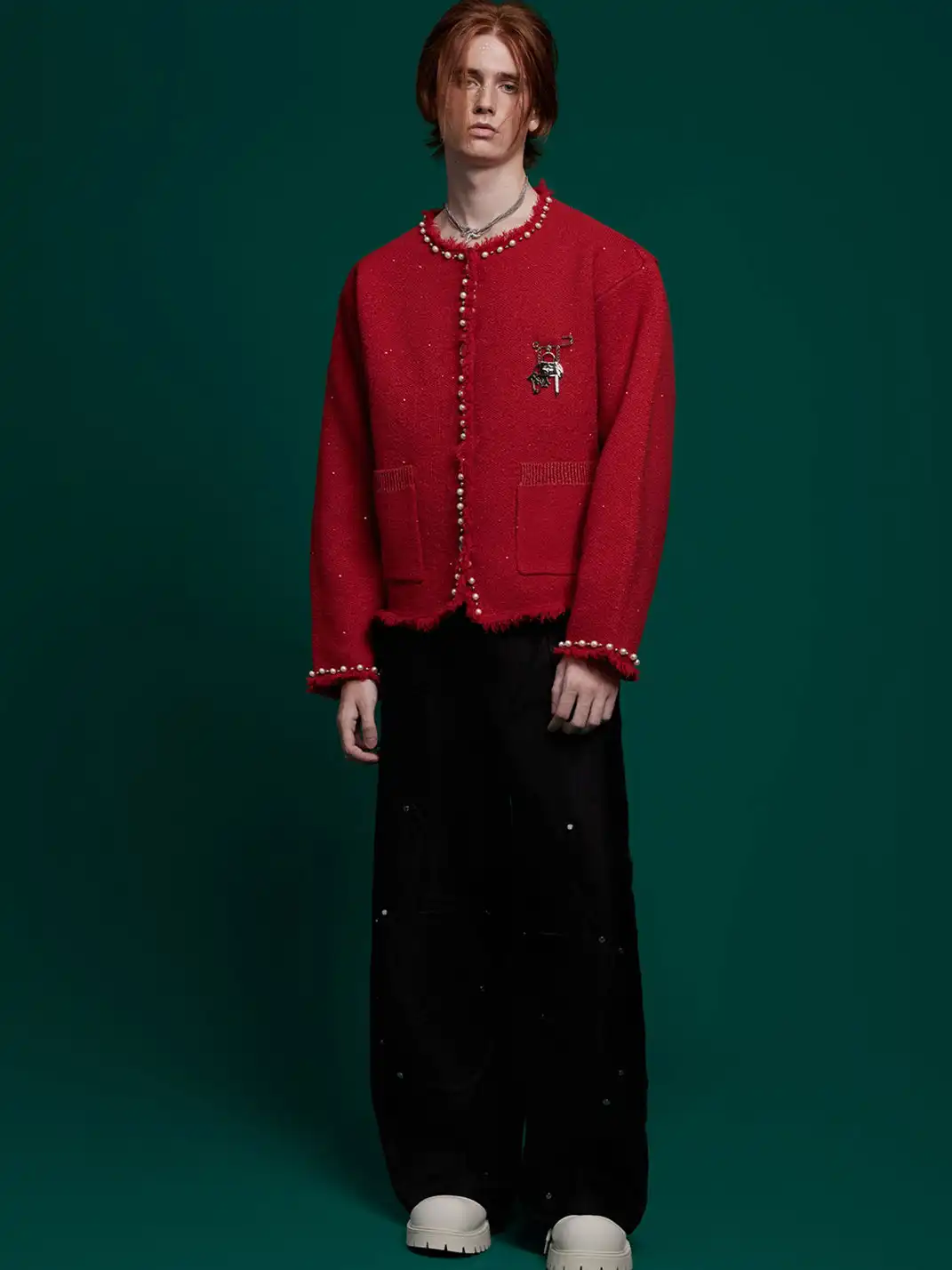 ArguE CulturE | Pearl Detail Knitted Sweater