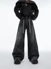 ArguE CulturE | Vintage Rhinestone Washed Denim Jeans