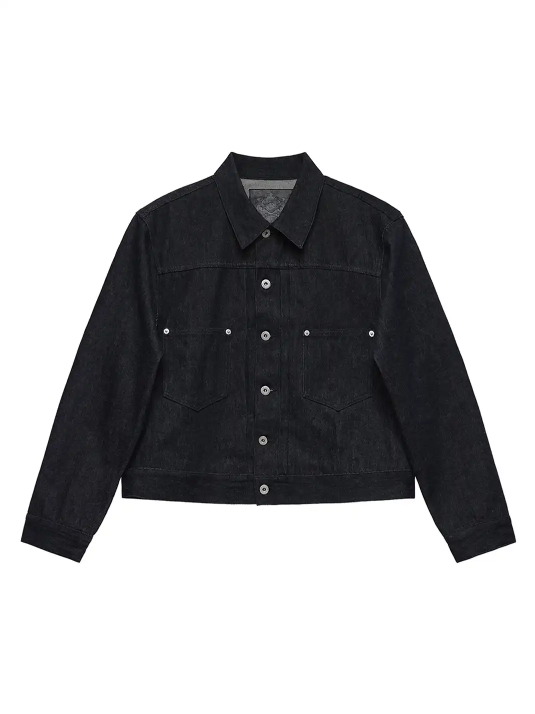 6CRAYON | 11.3oz Indigo Blue Non-Fade Short Denim Jacket