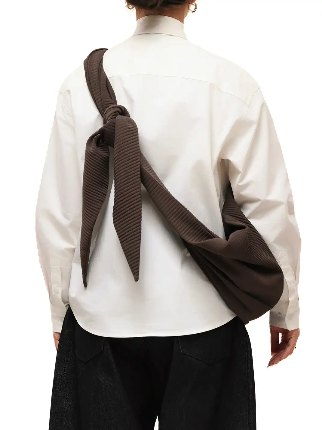 6CRAYON | Pleated Adjustable Multi-Function Hobo Bag