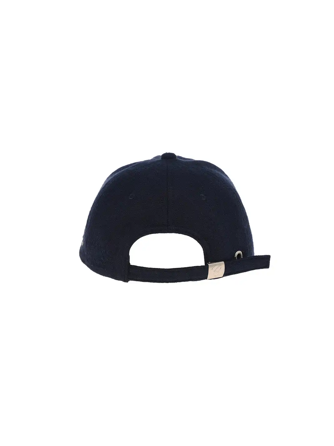 6CRAYON | Classic Embroidered Wool Blend Six-Panel Baseball Cap - Navy Blue