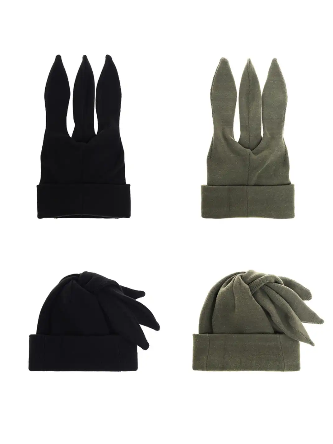 6CRAYON | Multi-Way 3-Ear Knit Beanie