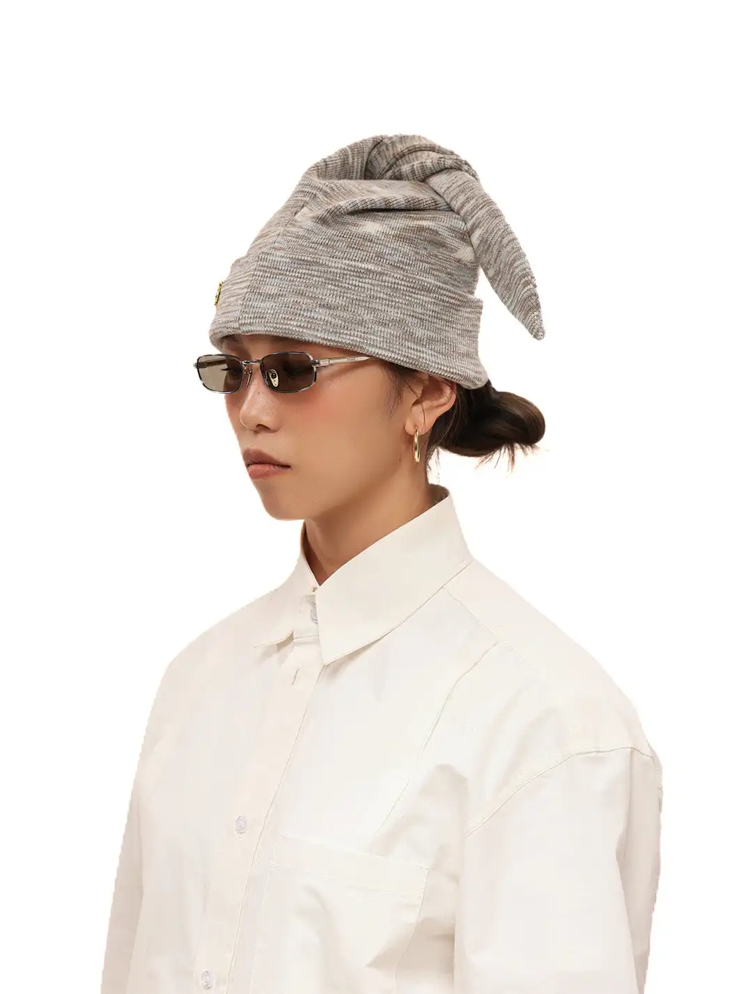 6CRAYON | Multi-Way 3-Ear Knit Beanie
